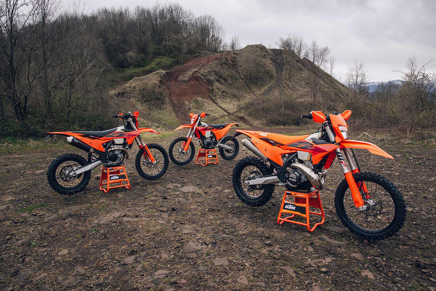 KTM Enduro-Modelle 2027 mit neuem Design