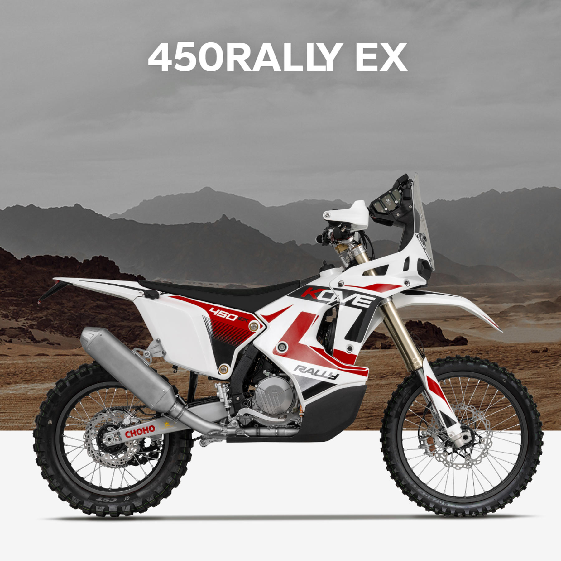 KOVE 450 Rallly EX professioneller RALLYE-Rennsport